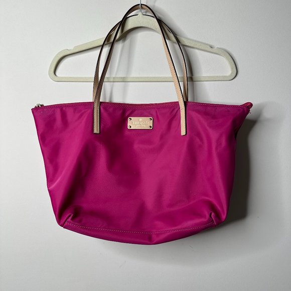 Kate Spade New York Kennedy Park Sophie Nylon Tote Pink - Picture 2 of 7